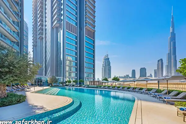 ویدا از هتل پنج ستاره نزدیک دبی مال