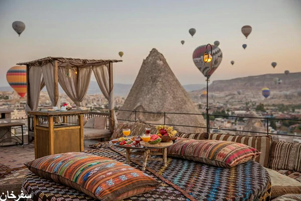 دیوان گورمه از بهترین هتل های کاپادوکیا