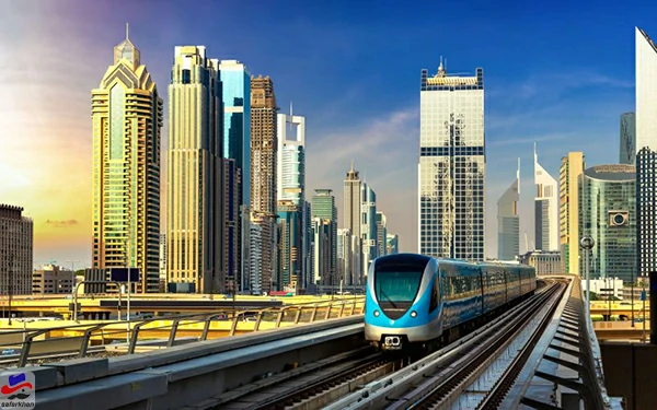استفاده از مترو در دبی