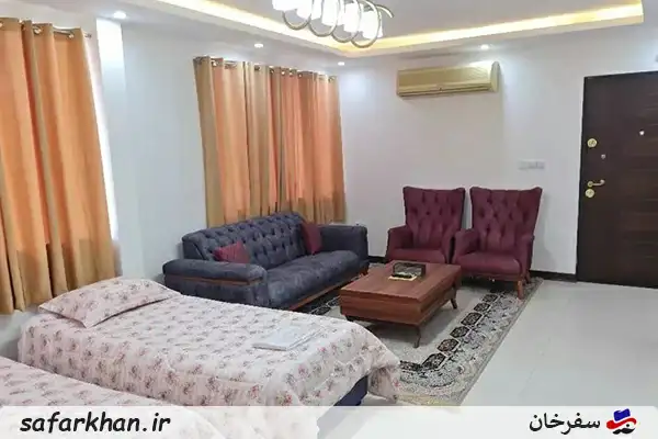 اتاق های شباویز از هتل های نزدیک ساحل مرجان کیش