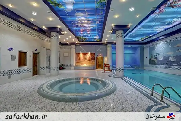 استخر شایگان از هتل های نزدیک ساحل مرجان کیش