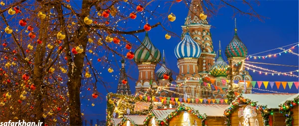 قیمت تور روسیه کریسمس 2026